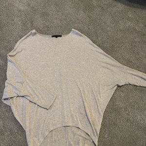 WHBM Oatmeal Tunic Sweater Size M